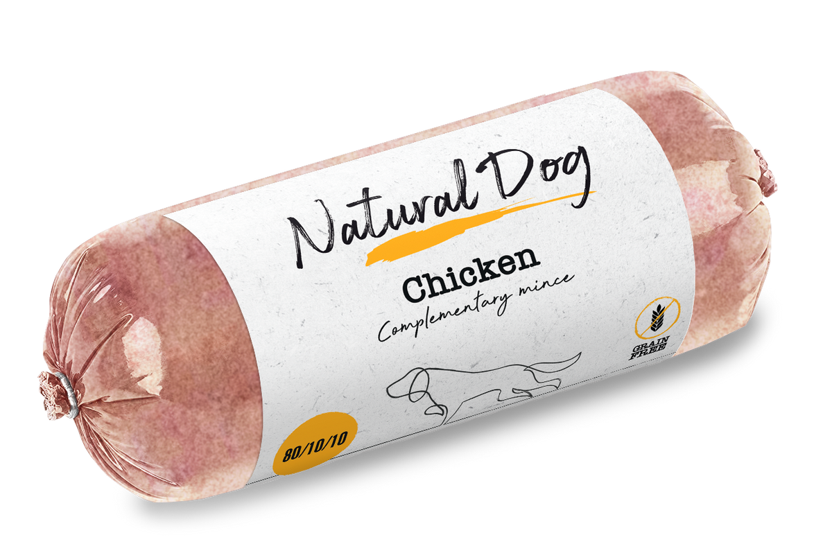 Natural Dog Chicken 500g Quantock Country Store